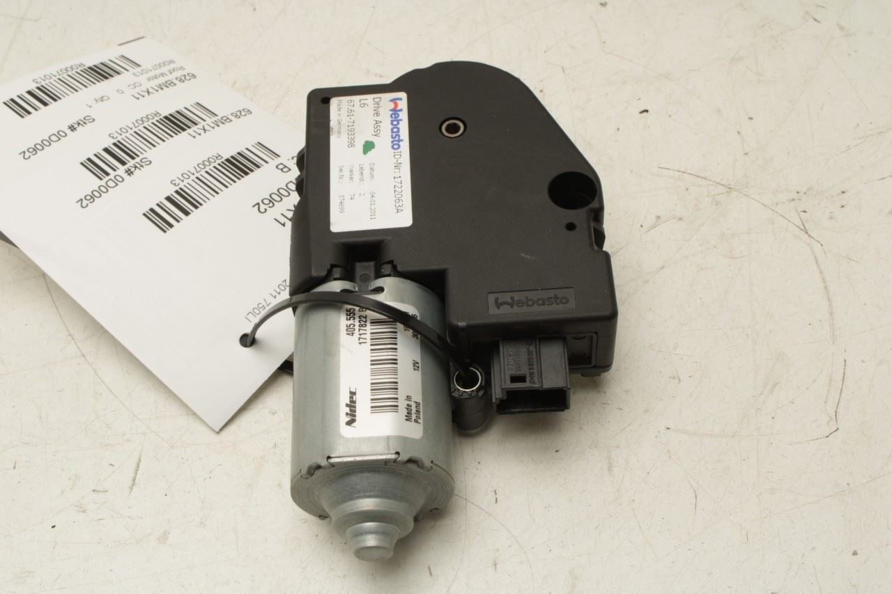2010-2015 BMW 750Li xDrive Sunroof Sun Roof Motor 67617316535 OEM - Alshned Auto Parts