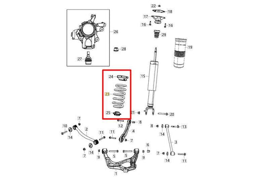 2011-24 Dodge Durango AWD Rear RH and LH Suspension Coil Spring Pair 68085245AB - Alshned Auto Parts