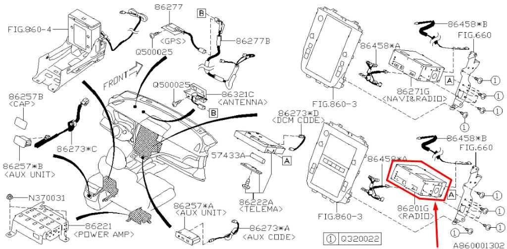 2021 Subaru Legacy Outback Navigation Radio Receiver 86201AN66A OEM1