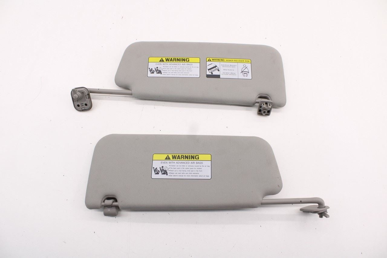 19-23 Hyundai Santa Fe SEL AWD Front Right and Left Side Sun Visor Set w/ Mirror - Alshned Auto Parts