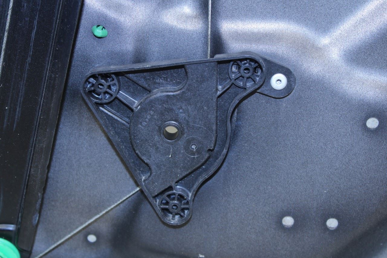 10-16 Porsche Panamera 4 Rear LH Side Door Window Regulator w/ Carrier and Seal - Alshned Auto Parts