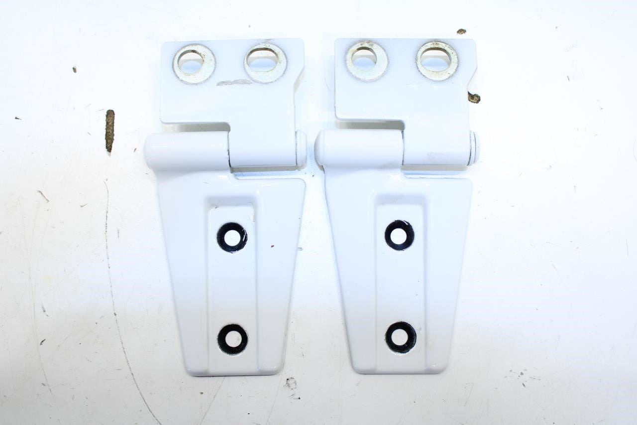 2010-2015 Jeep Wrangler Front RH and LH Hood Hinge Set w/ Bolts 55395396AE OEM - Alshned Auto Parts