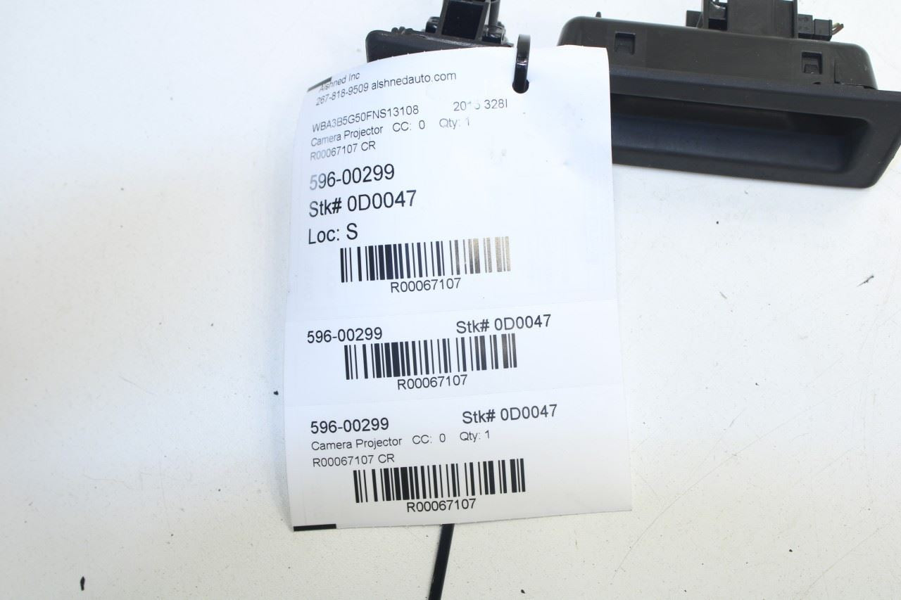 13-16 BMW 328i xDrive SULEV 2.0L Rear Trunk Lid Release Handle w/ Camera *ReaD* - Alshned Auto Parts