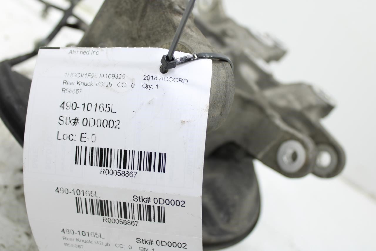 2018-2022 Honda Accord FWD Rear Left Side Spindle Knuckle Hub 52215-TVA-A01 OEM - Alshned Auto Parts