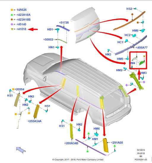 18-21 Ford Expedition RR Liftgate Back Door Release Handle JL1B78425A22AD *ReaD* - Alshned Auto Parts