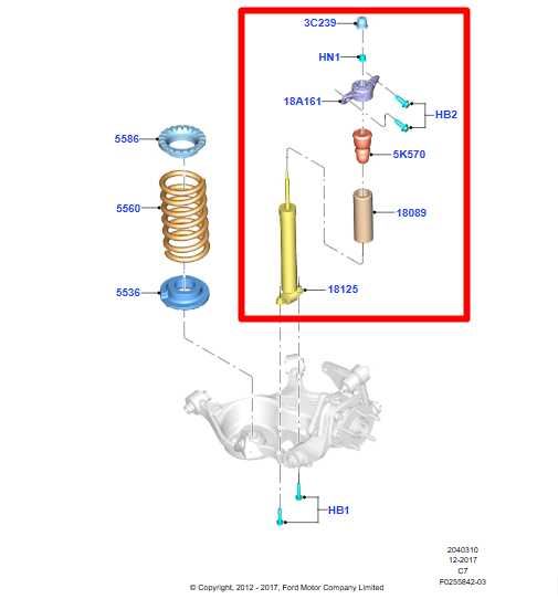 17-20 Ford Fusion 4WD Rear RH or LH Side Shock Strut Absorber HG9C-18080-ANA OEM - Alshned Auto Parts