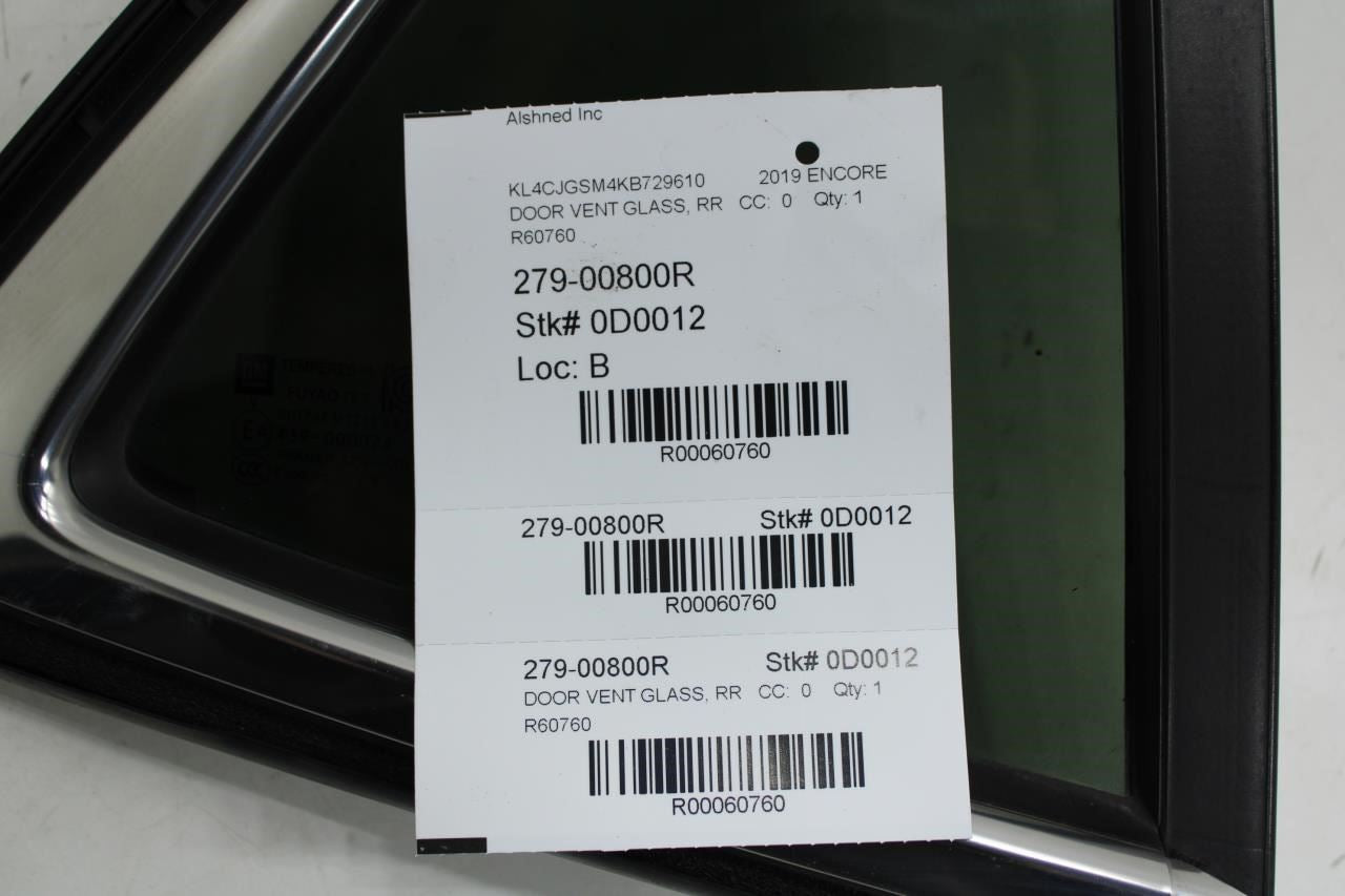 2013-2022 Buick Encore Rear Right Door Vent Window Glass Weatherstrip 94533828 - Alshned Auto Parts
