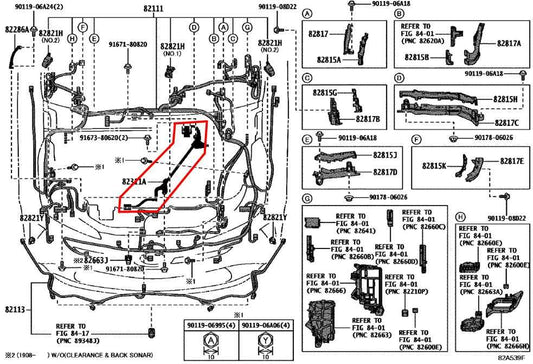 2016-2022 Toyota Prius AC Air Conditioning Compressor Wire Harness 821H2-47010 - Alshned Auto Parts