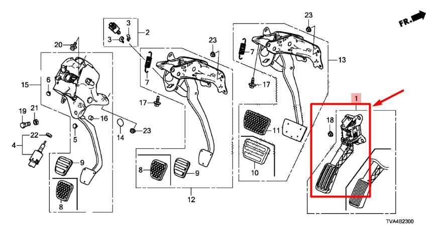 2018-2022 Honda Accord Accelerator Throttle Gas Pedal Sensor 17800-TVA-A02 OEM - Alshned Auto Parts
