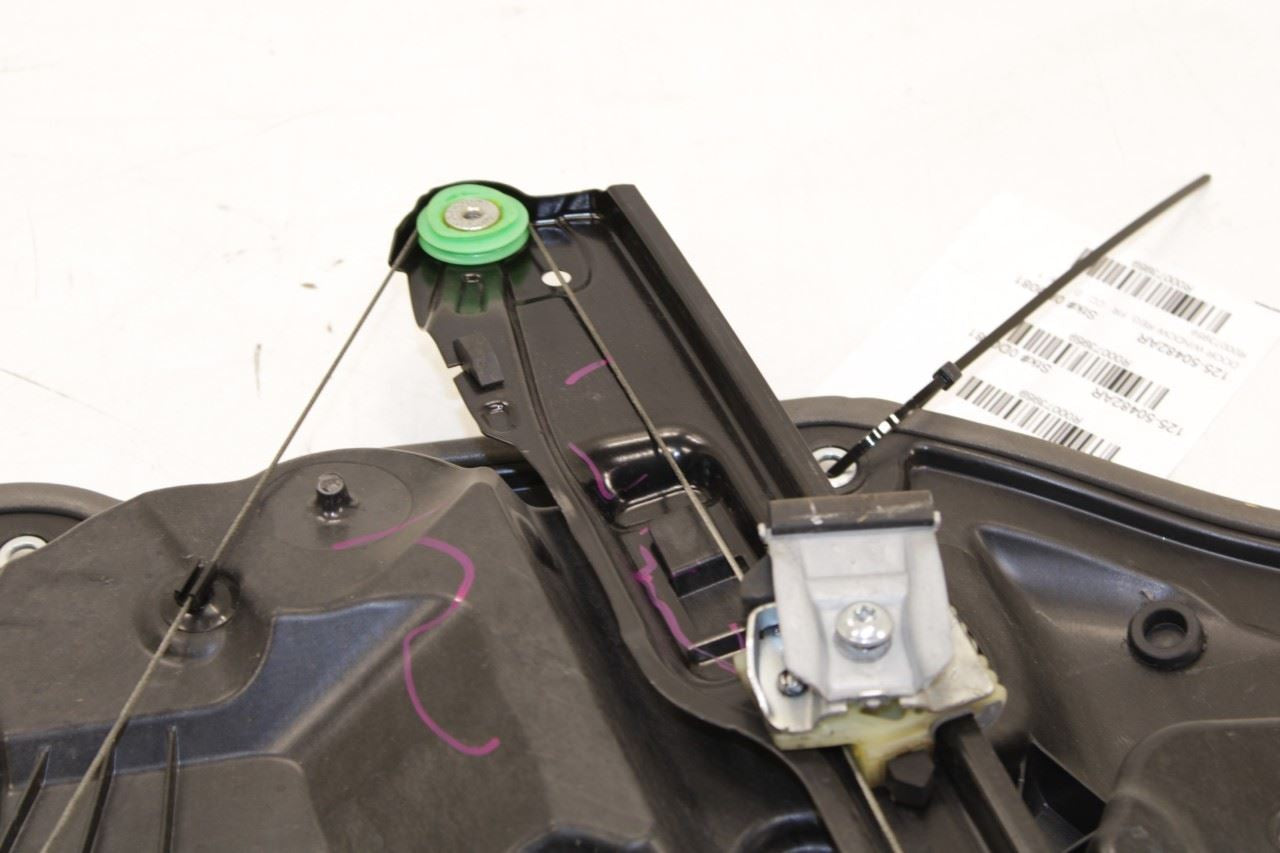 11-18 Porsche Cayenne Platinum Front Right Door Window Regulator w Carrier Plate - Alshned Auto Parts