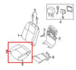 16-20 Nissan Pathfinder SV Front Left Side Seat Lower Cushion Bottom 87361-3JA4A - Alshned Auto Parts