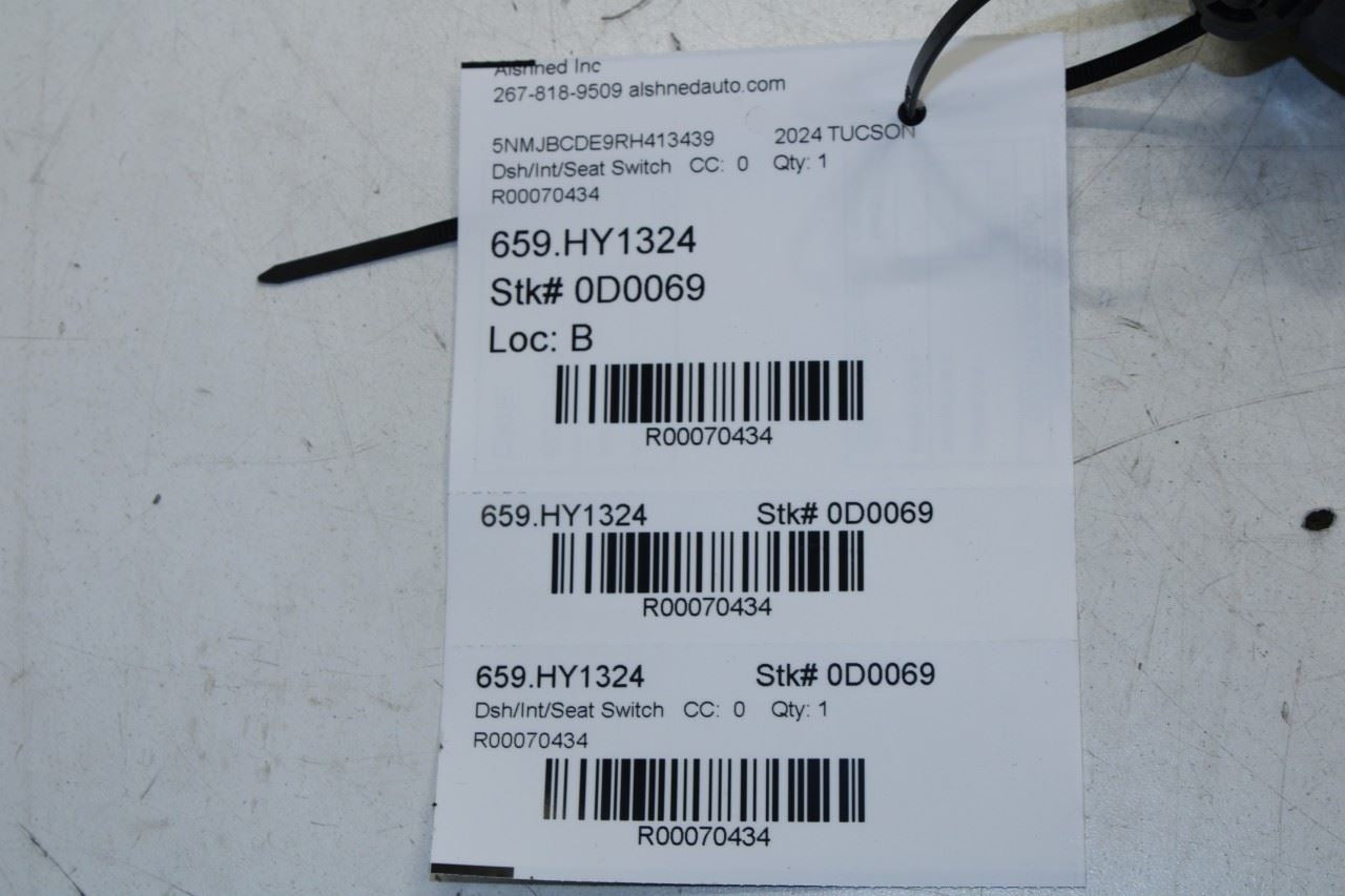 2022-25 Hyundai Tucson SEL Front LH Power Seat Adjustment Switch 88070-N9210-NNB - Alshned Auto Parts