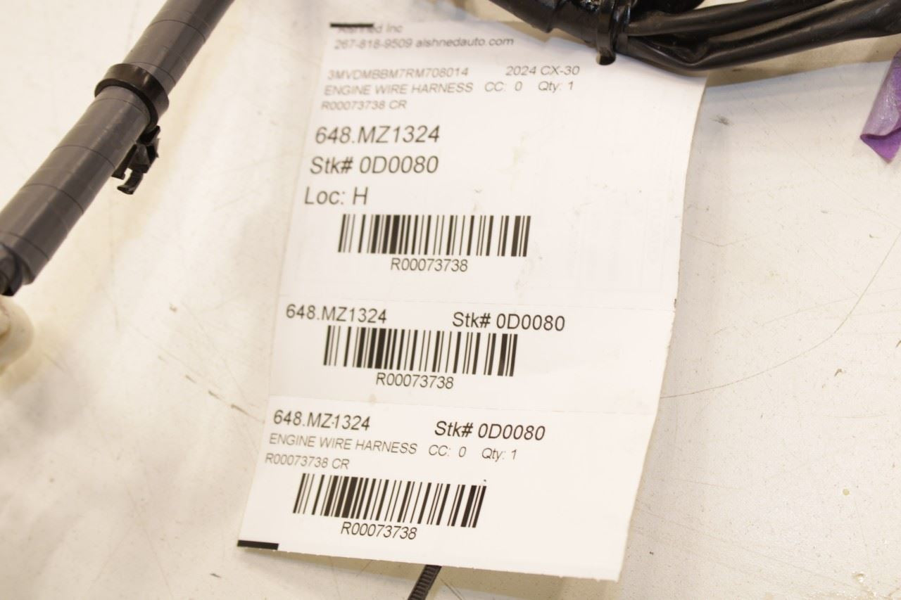 2024-2025 Mazda CX-30 2.5 S 2.5L AWD Engine Wire Harness BHCH-67-020A OEM *ReaD* - Alshned Auto Parts