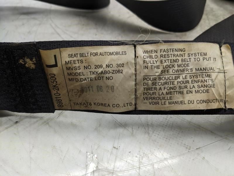2009-11 Kia Soul+ GL Rear Left Side 2nd Row Seat Belt Retractor 89810-2K500 OEM7