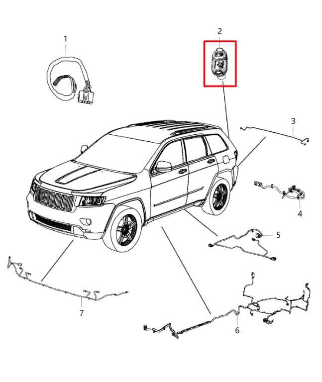 11-25 Jeep Grand Cherokee Summit Rear Bumper Tow Trailer Hitch w/ Wire Connector - Alshned Auto Parts