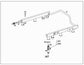 2006-2011 Mercedes-Benz E 350 Luxury 4Matic 3.5L Fuel Rail with Injectors1