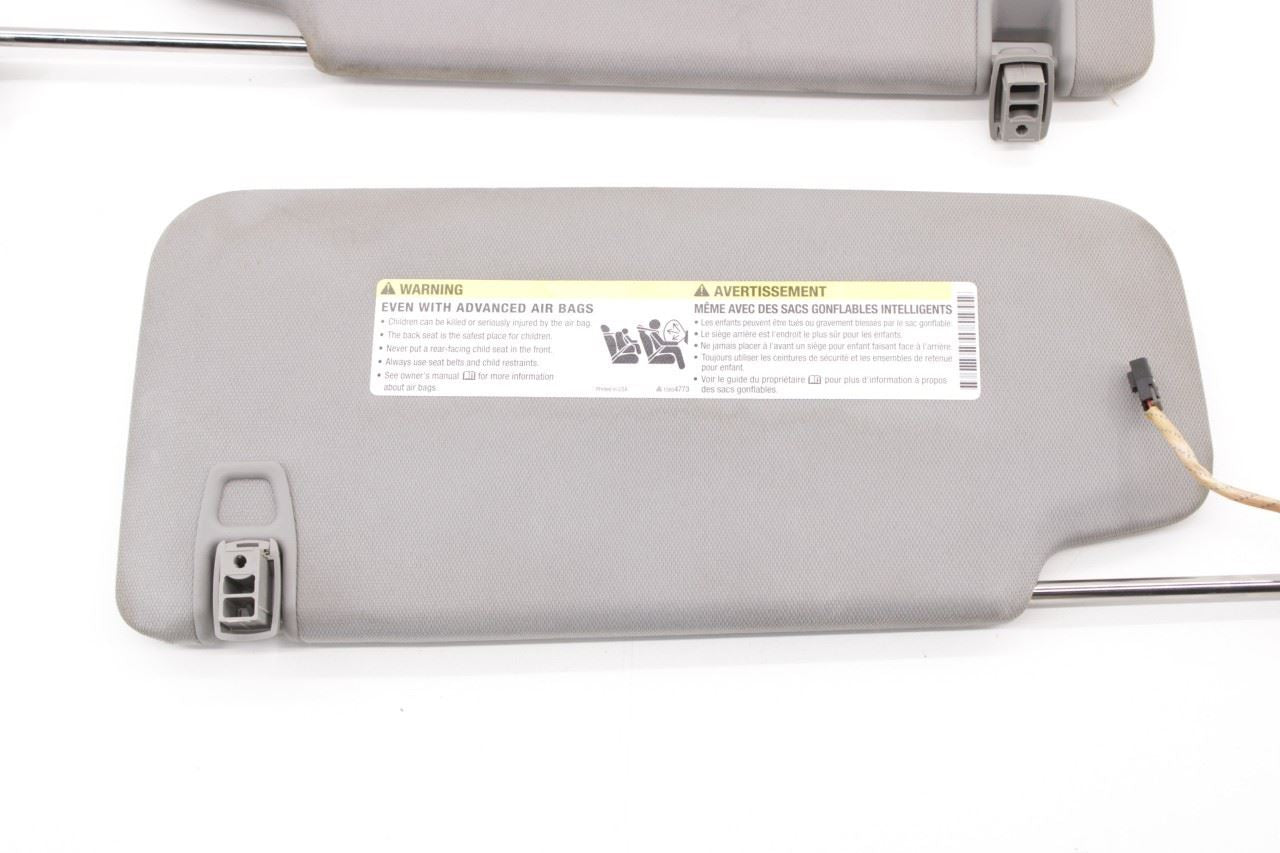 17-23 GMC Acadia SLT-1 Front RH and LH Side Sun Visor Set w/ Illuminated Mirror - Alshned Auto Parts