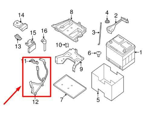 2013-2018 Nissan Pathfinder Negative Battery Cable 24080-3KA0A OEM - Alshned Auto Parts