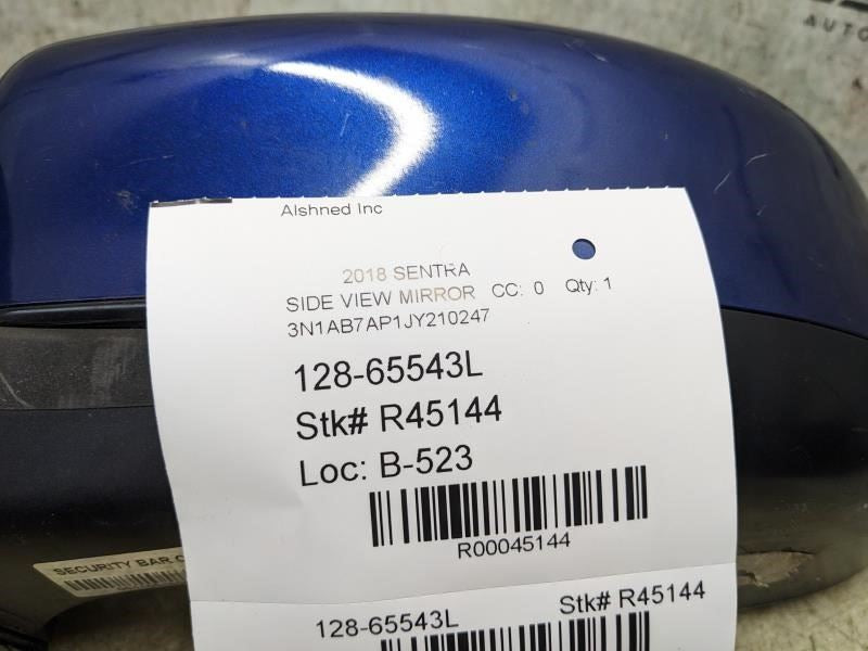 2016-2019 Nissan Sentra Left Driver Side Rearview Mirror Power 96302-3YU1F OEM - Alshned Auto Parts