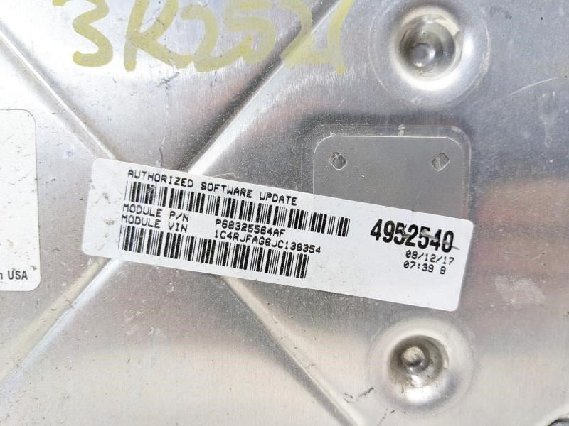 18-19 Jeep Grand Cherokee 3.6L Engine Computer Control Module ECU ECM 68330924AA - Alshned Auto Parts