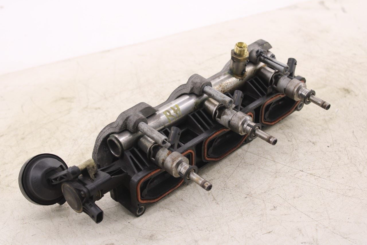 12-15 Audi A7 Premium 3.0L Right Side Engine Lower Intake Manifold w/ Injectors9