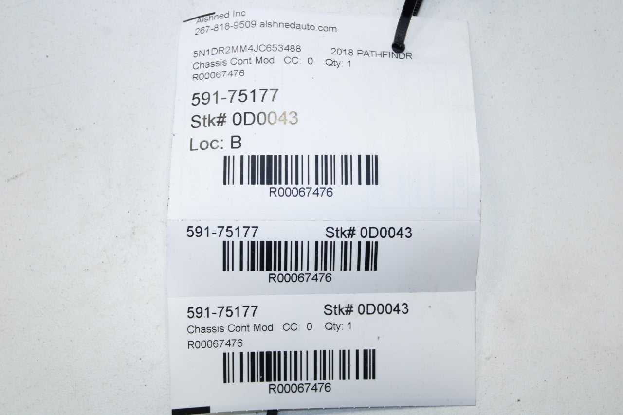 2015-2019 Nissan Pathfinder SV Automatic Transmission Control Module TCU TCM - Alshned Auto Parts