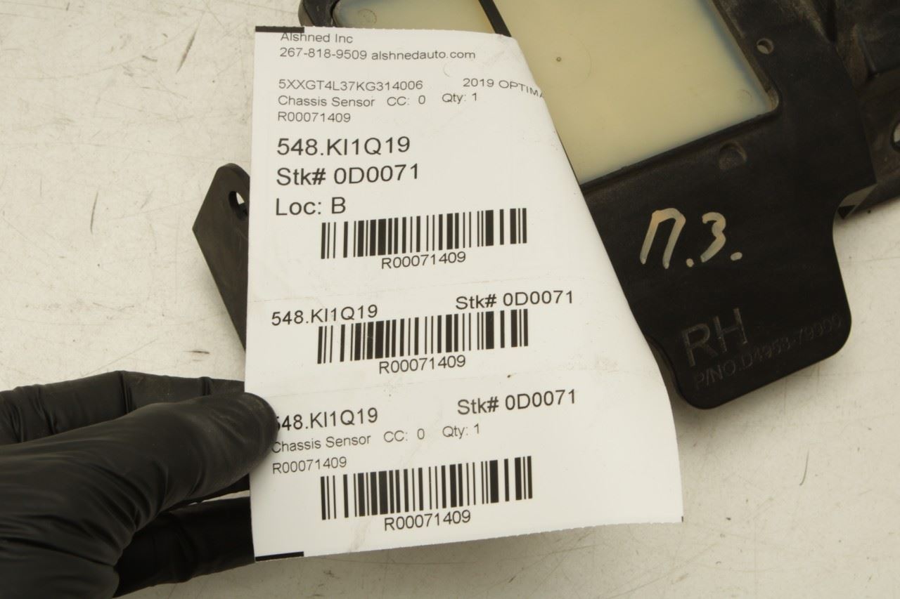 2019-2020 Kia Optima LX Rear Right Side Blind Spot Detection Radar Sensor Module - Alshned Auto Parts