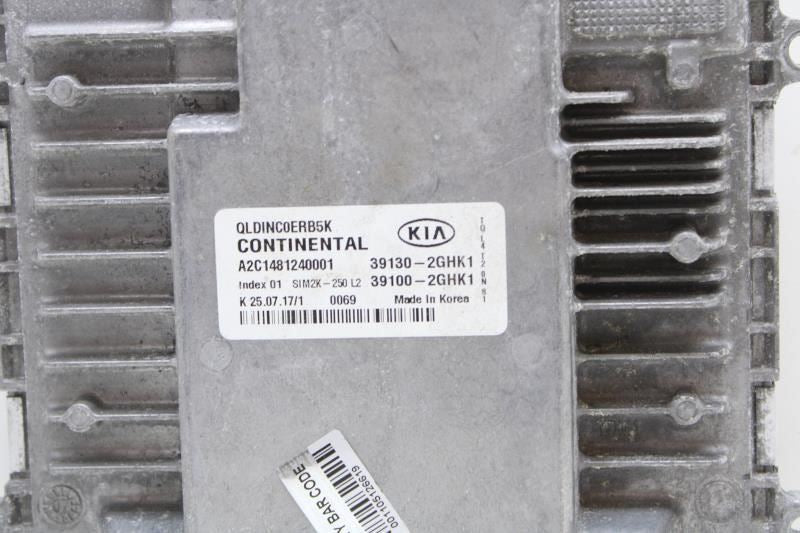 17-2019 Kia Sportage 2.0 AWD Engine Computer Control Module ECU ECM 39100-2GHK1 - Alshned Auto Parts