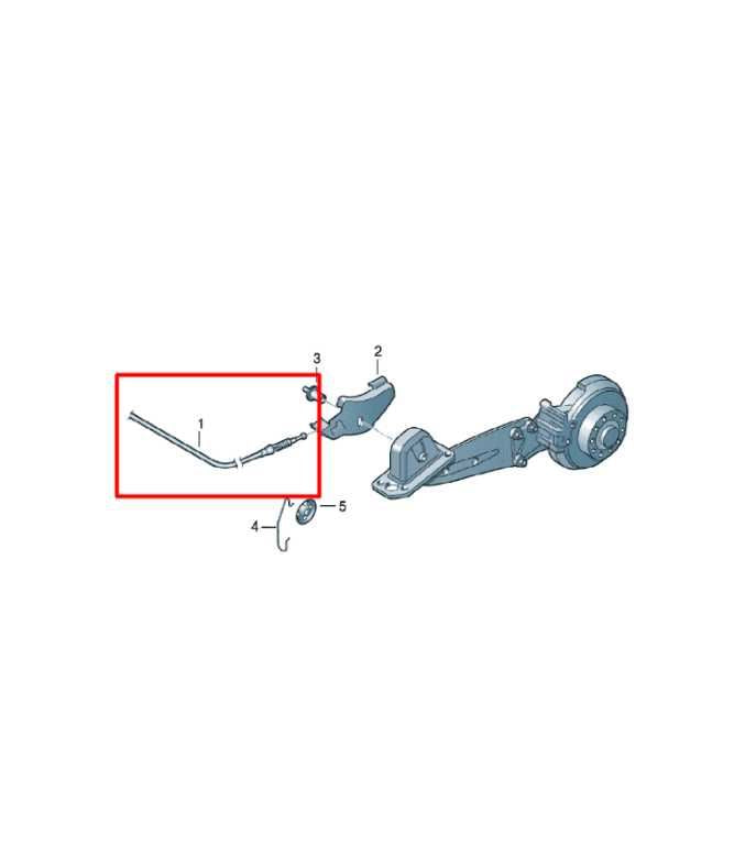 12-22 Volkswagen Passat SE Rear RH and LH Side Emergency Brake Release Cable Set - Alshned Auto Parts
