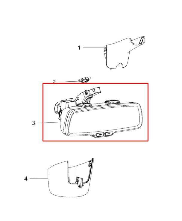 14-17 Jeep Cherokee 75th Anniversary Interior Inside Rear View Mirror 68102499AE - Alshned Auto Parts