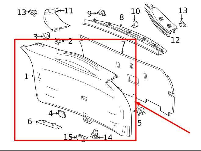 2018-2024 Buick Enclave Rear Liftgate Lower Trim Cover Panel 84677044 OEM - Alshned Auto Parts