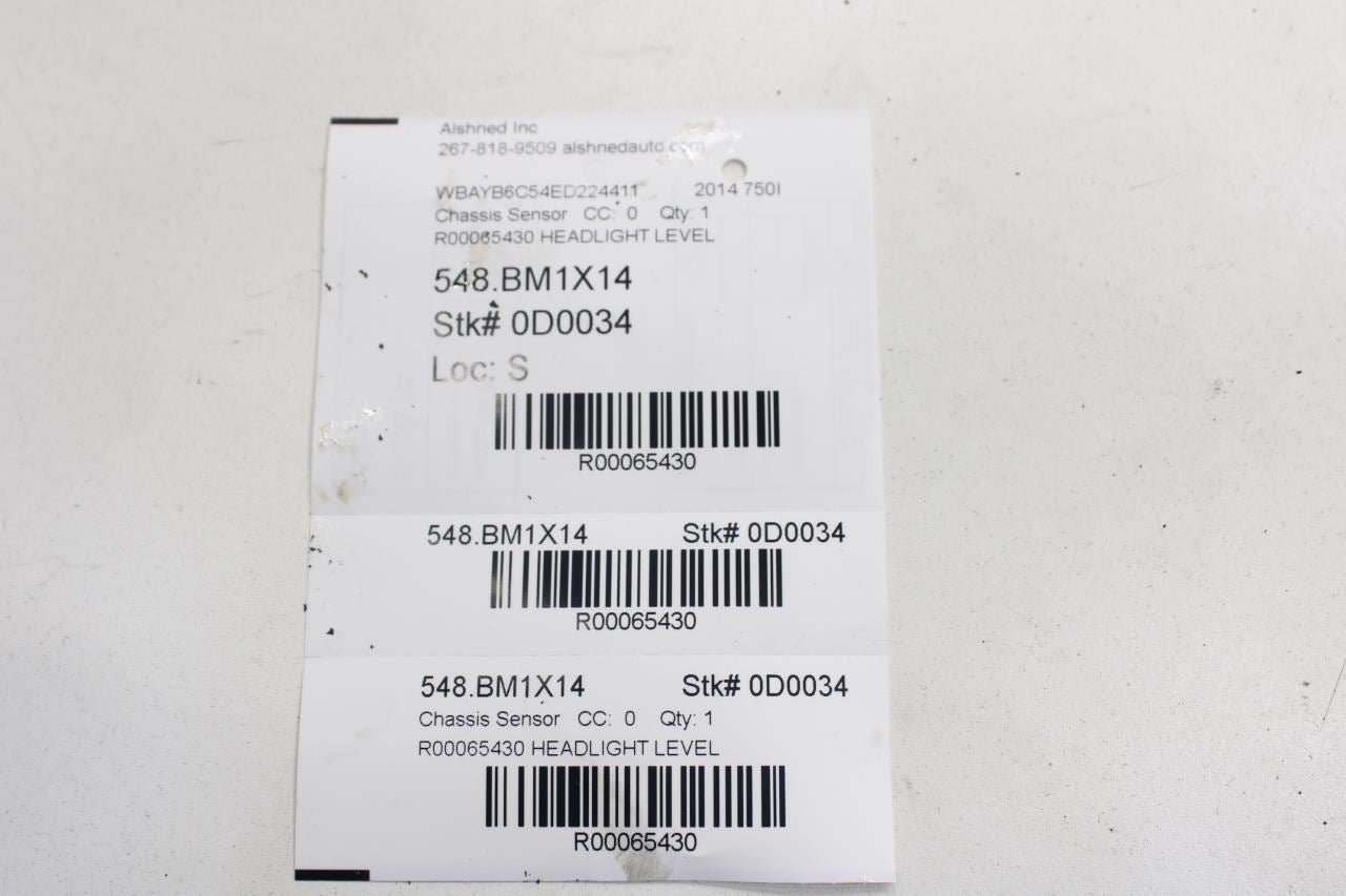 2010-2022 BMW 750i xDrive Headlight Height Level Sensor Set of 4 37146860843 OEM - Alshned Auto Parts