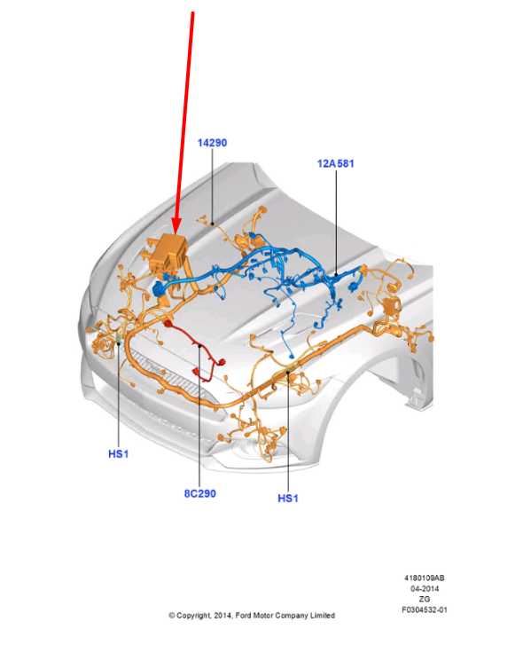 2016-17 Ford Mustang Conv V6 3.7L RWD Under Hood Engine Bay Wire Harness *ReaD*1