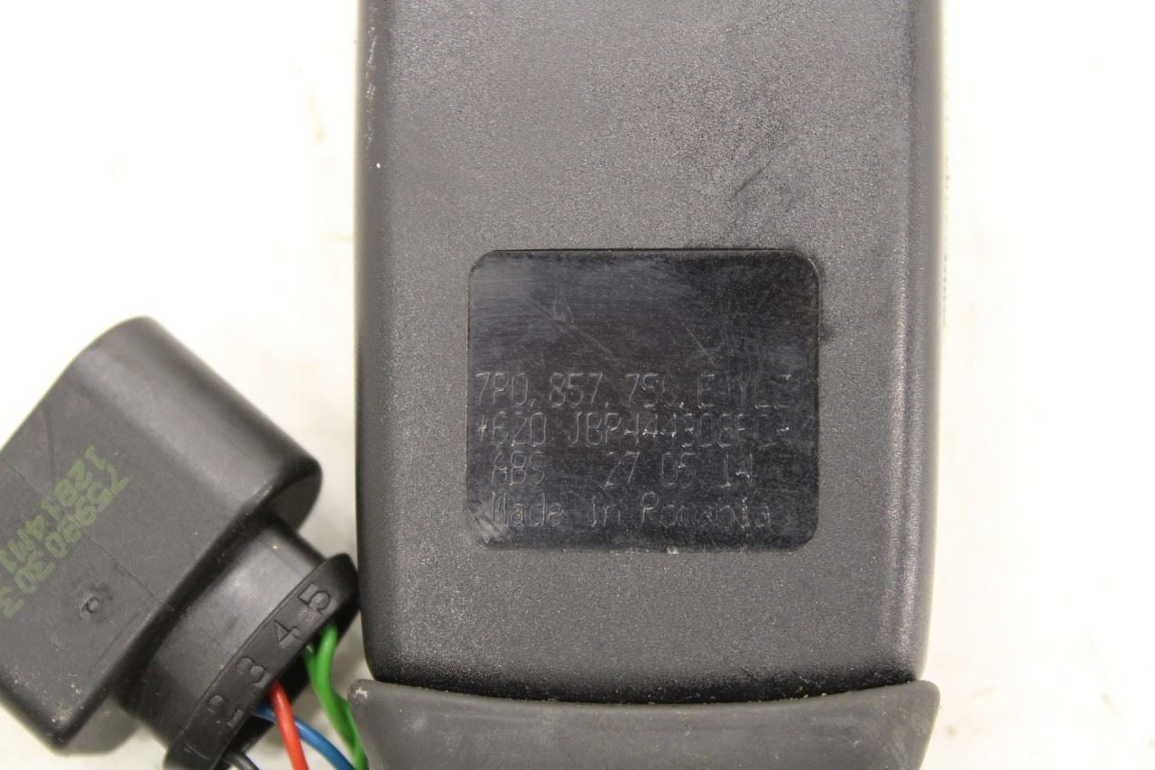 11-18 Porsche Cayenne Platinum 3.6L Front Passenger Right Side Seat Belt Buckle - Alshned Auto Parts