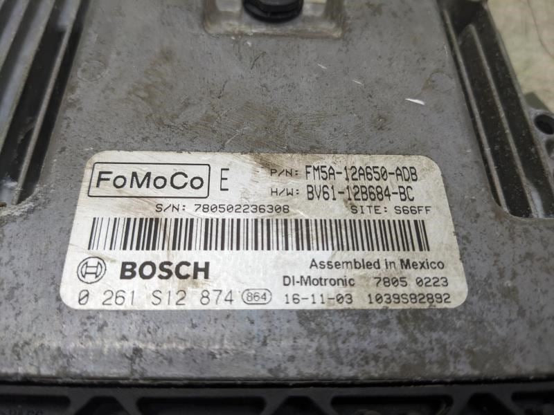 2012-2018 Ford Focus 2.0L Engine Computer Control Module ECU ECM FM5A-12A650-ADB - Alshned Auto Parts