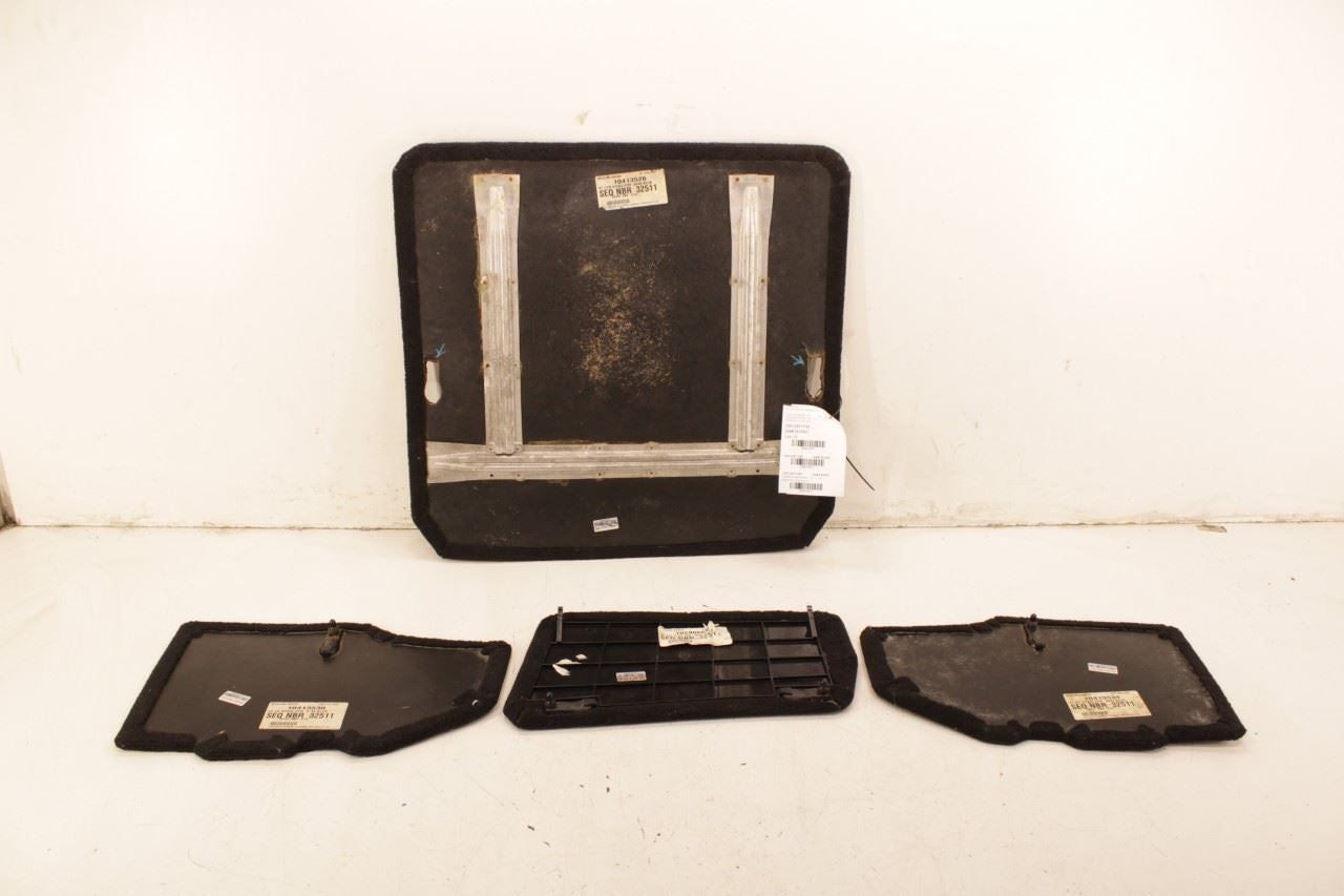 1997-04 Chevrolet Corvette Rear Cargo Compartment Carpeted Cover Set of 4 *ReaD* - Alshned Auto Parts