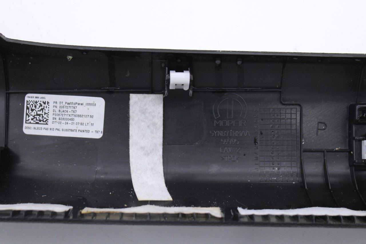 19-26 RAM 1500 Big Horn Right Upper Dash Instrument Panel Bezel Cover 5YN87TX7AD15