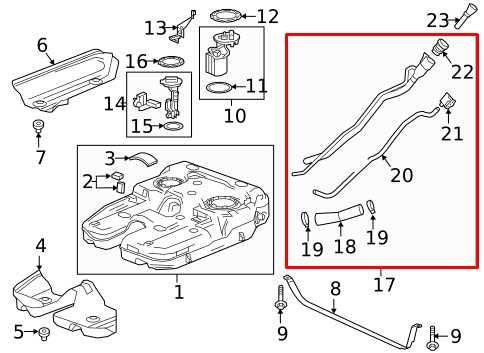 2017-2023 GMC Acadia SLT-1 3.6L Fuel Filler Neck Hose Tube Pipe 84376142 OEM - Alshned Auto Parts