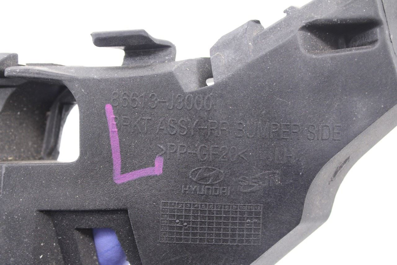 19-21 Hyundai Veloster FWD Rear Bumper RH and LH Side Mount Retainer Bracket Set14