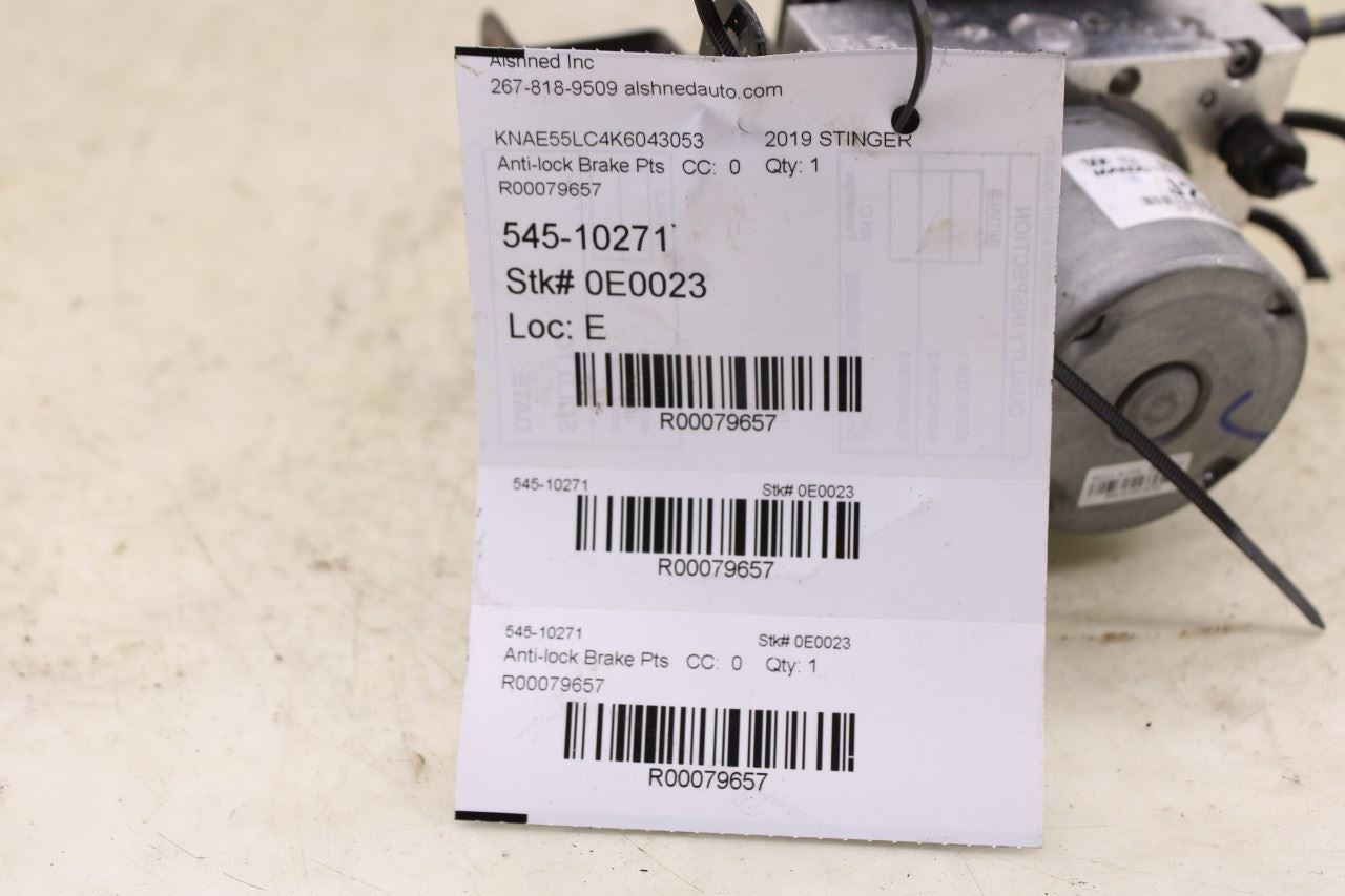 2018-2021 KIA Stinger GT2 AWD 3.3L ABS Anti Lock Brake Pump Control Module OEM - Alshned Auto Parts