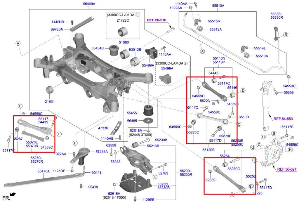 18-23 Kia Stinger GT2 AWD Rear Passenger RH Side Lower and Upper Control Arm Set - Alshned Auto Parts