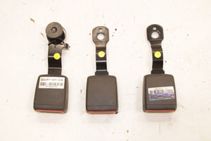 18-23 Volkswagen Atlas S Rear RH LH Side and Center 2nd Row Seat Belt Buckle Set