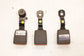 18-23 Volkswagen Atlas S Rear RH LH Side and Center 2nd Row Seat Belt Buckle Set - Alshned Auto Parts