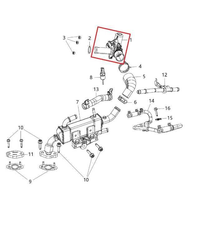 16-25 Jeep Grand Cherokee Limited 3.6L Exhaust Gas Recirculation Valve 5281256AF - Alshned Auto Parts