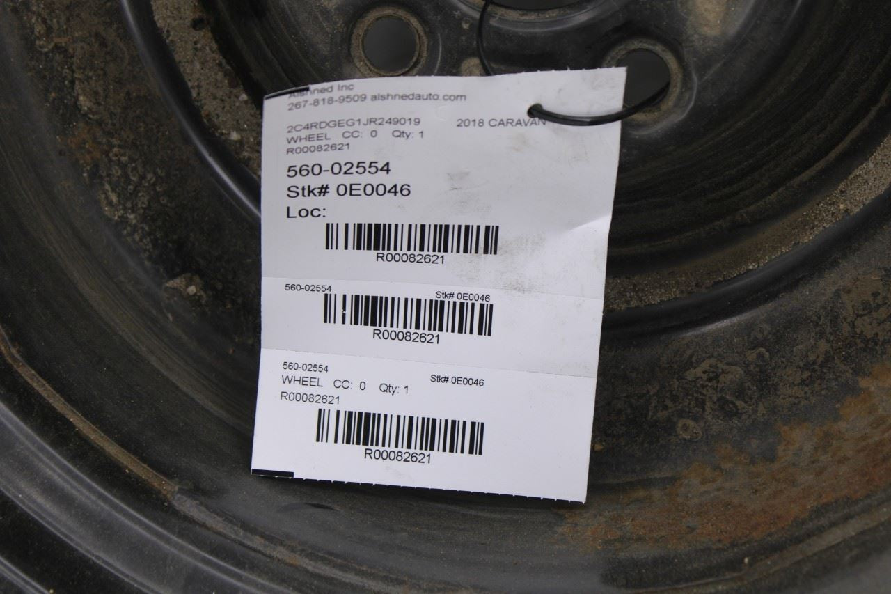 2012-20 Dodge Grand Caravan GT Steel Spare Wheel Tire Goodyear T145/80D17 R17x48