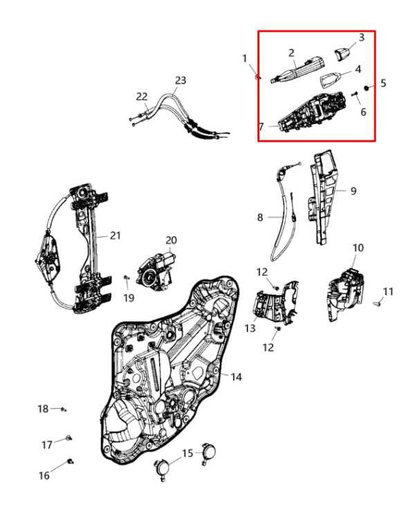 2018-23 Jeep Compass Limited 2.4L Rear Passenger Right Side Door Exterior Handle - Alshned Auto Parts