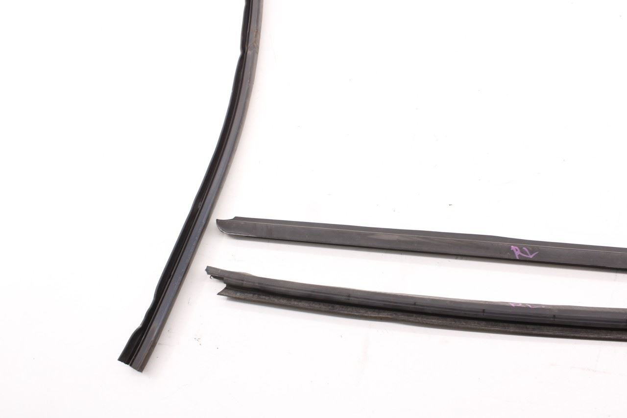 99-16 Ford F-250 Crew Cab Lariat Rear Left Door Run Channel w/ Weatherstrip Set - Alshned Auto Parts