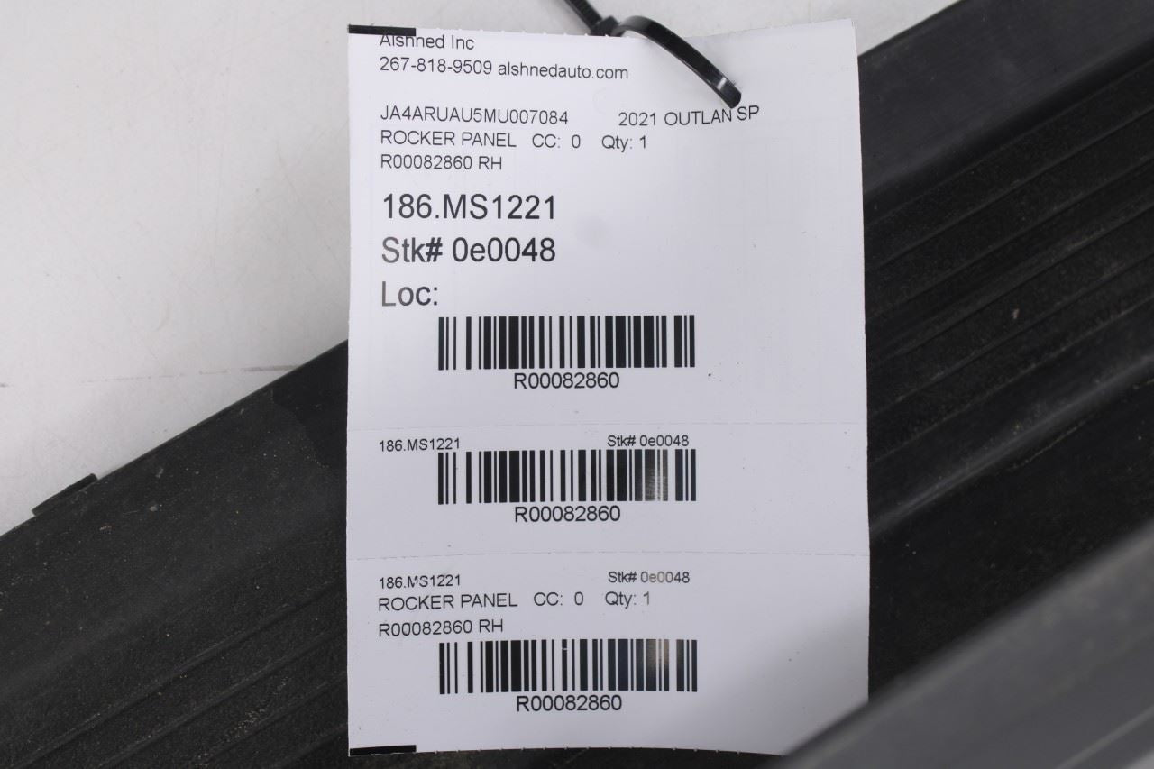 11-25 Mitsubishi Outlander Sport SE Right Rocker Panel Molding 6512A954XA *ReaD*14