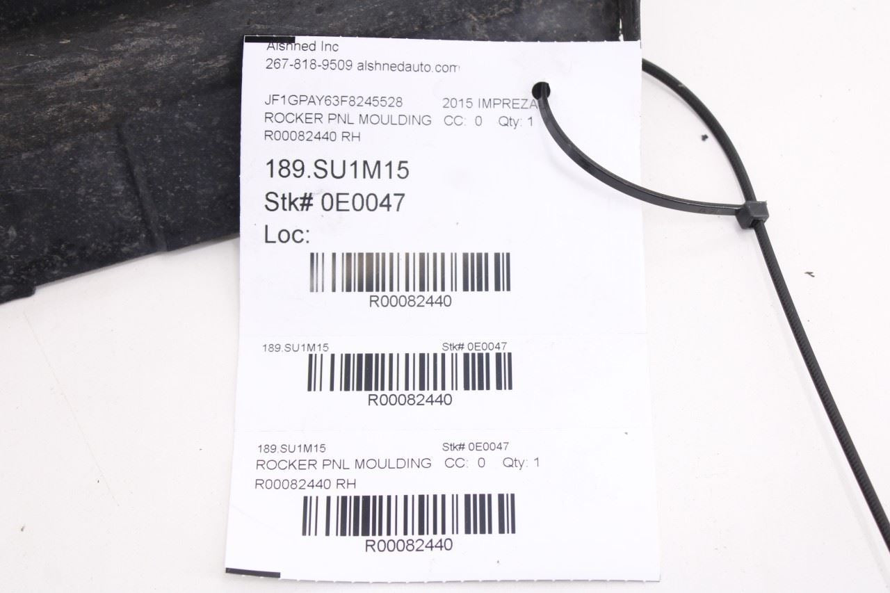 2012-16 Subaru Impreza Sport Right Rocker Skirt Panel Molding 96051FJ000NN *ReaD18