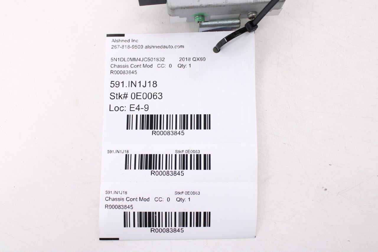 2016-2020 Infiniti QX60 3.5L Fuel Pump Controller Control Module 17001-5AA0A OEM10
